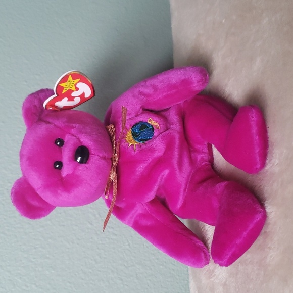 Millennium 🐻 Ty Beanie Baby Bear 🐻Plush Gift Kids Toy Rare Collectible, NWT - Picture 1 of 12